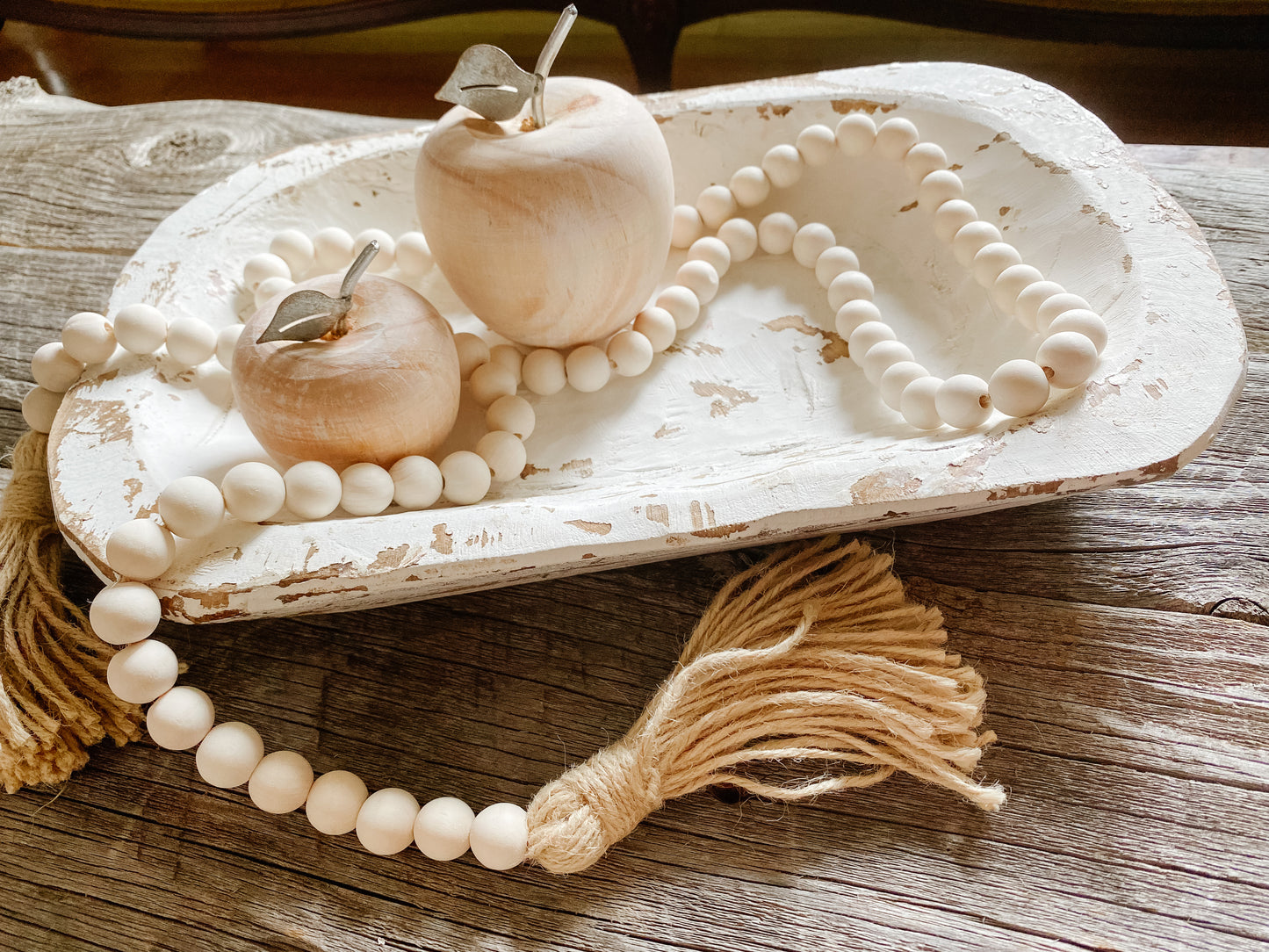 Wooden Apples - set of 2