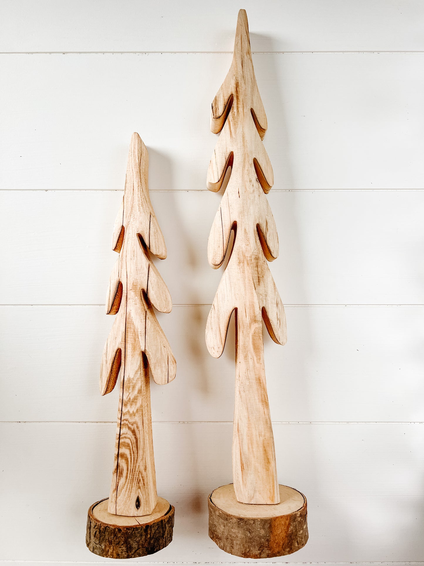 Wooden Trees - Set of 2