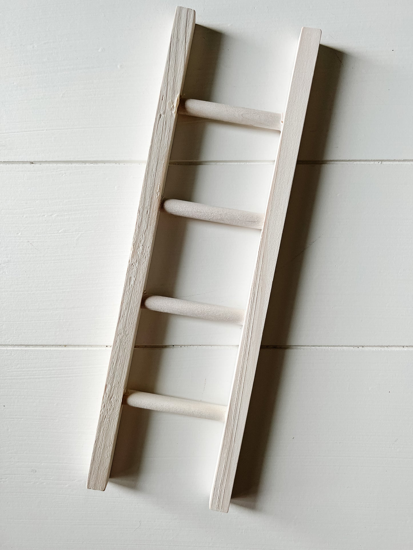 Wooden Ladder - 12” (White)