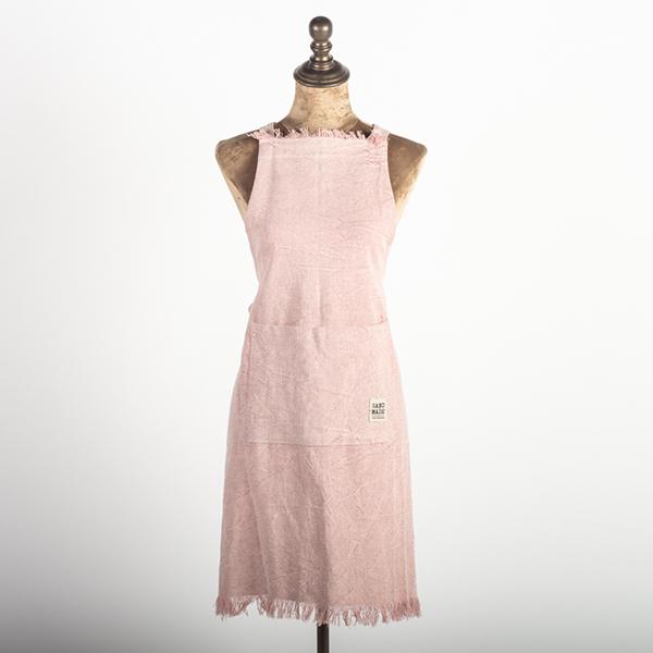 Pink Apron with Fringes