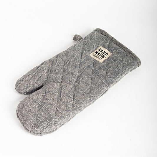 Grey Oven Mitts - Set of Two