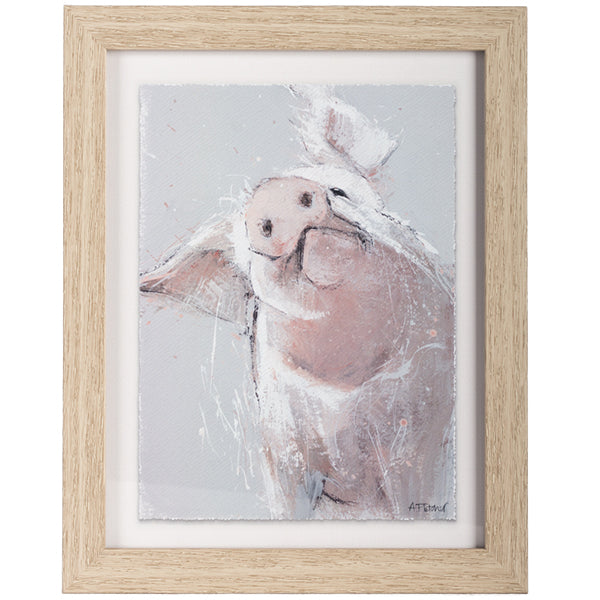 Pig Framed Print - “Wilbur”